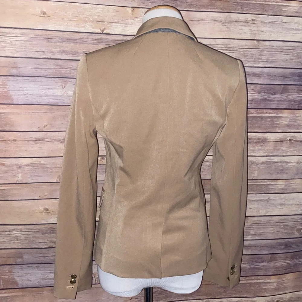 J.Crew Mercantile Blazer With Shoulder Pads Size 4 - Picture 6 of 9